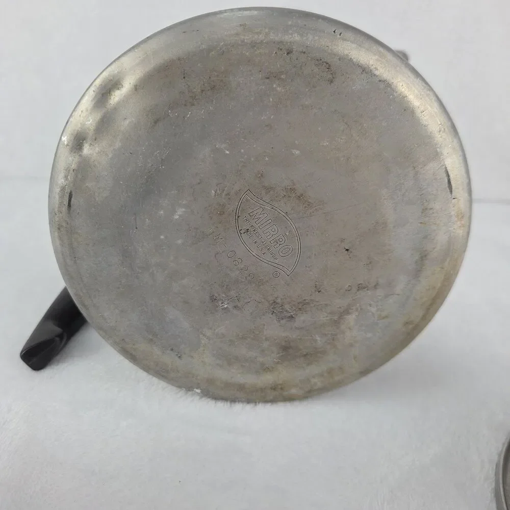 Vintage Mirro 9 Cup Aluminum Drink-O-Later Coffee Percolator Bakelite Handles
